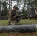 Soldier inspects a dropped missile at JRTC