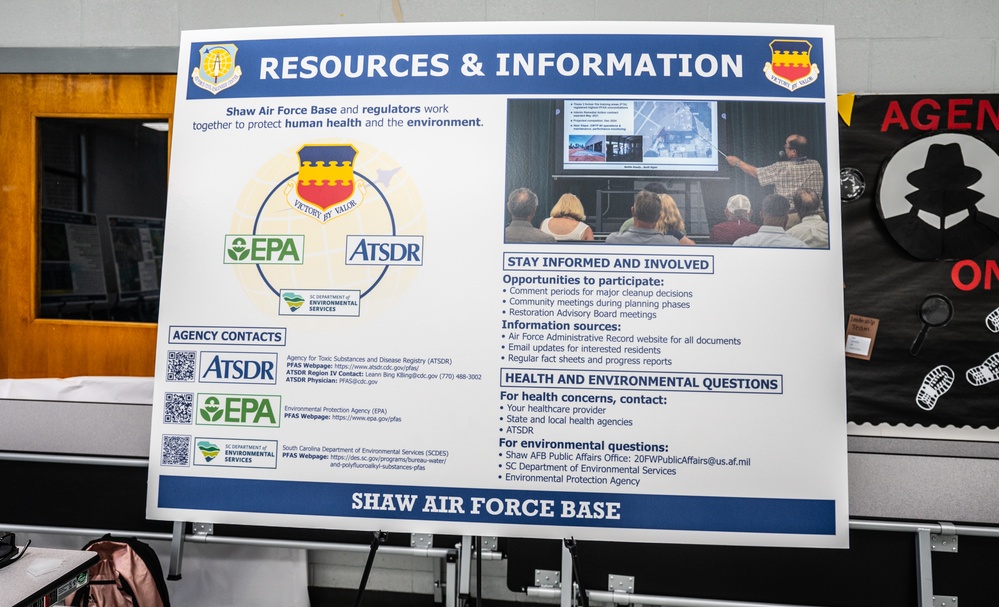 Shaw Air Force Base hosts annual Restoration Advisory Board meeting