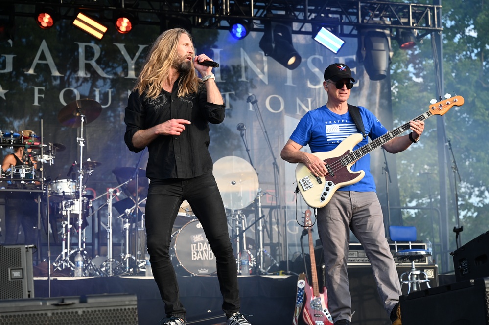 Gary Sinise and The Lt. Dan Band Kick off Fort Riley's 2025 Summer Concert Series