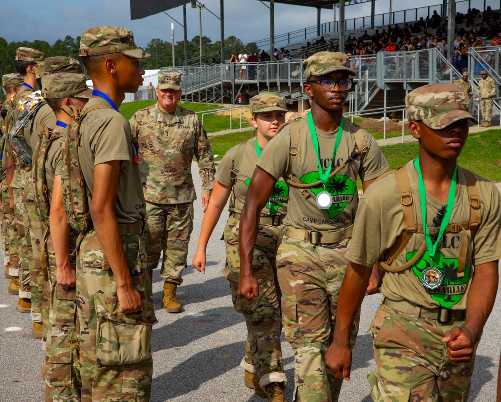 South Carolina Army National Guard deputy adjutant general addresses JROTC cadets