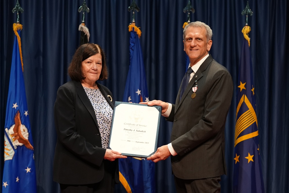 Mr. Timothy J. Sakulich Retirement Ceremony