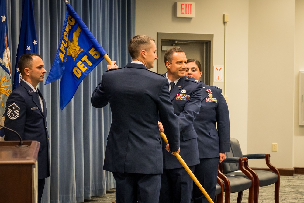 Det 5 Change of Command Ceremony