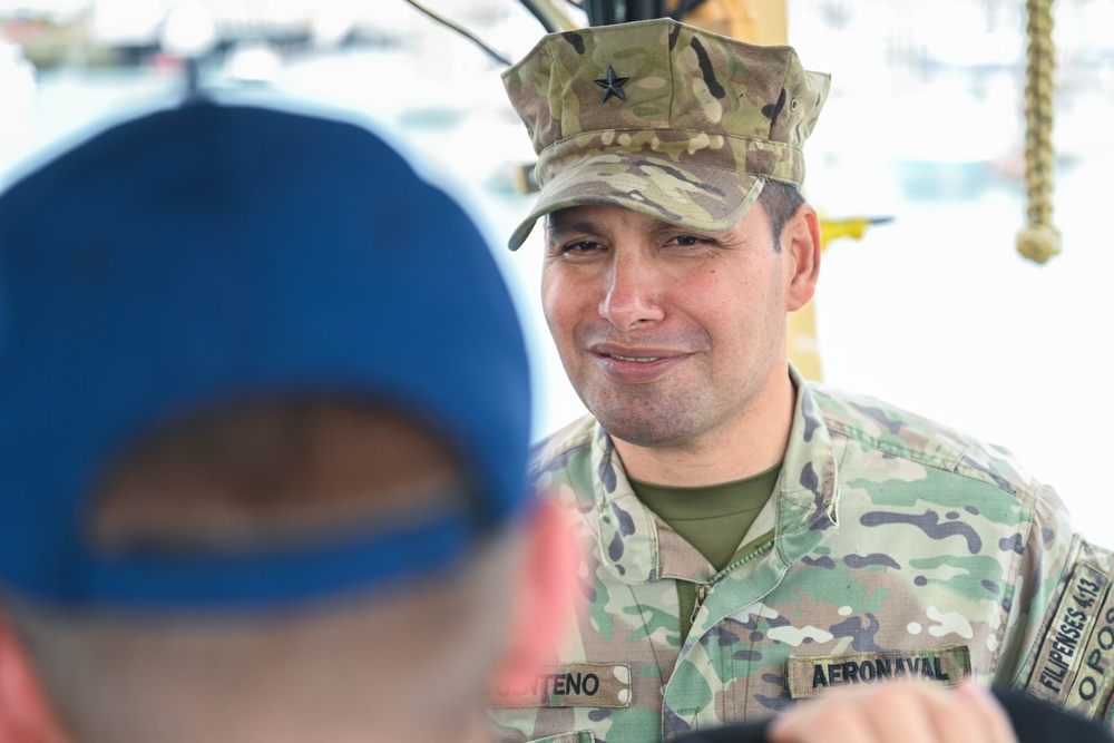 SENAN tours USCG Cutters in Panama