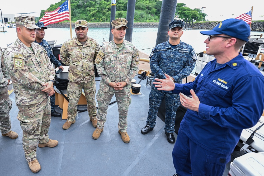 SENAN tours USCG Cutters in Panama
