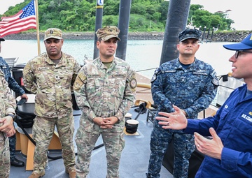 SENAN tours USCG Cutters in Panama