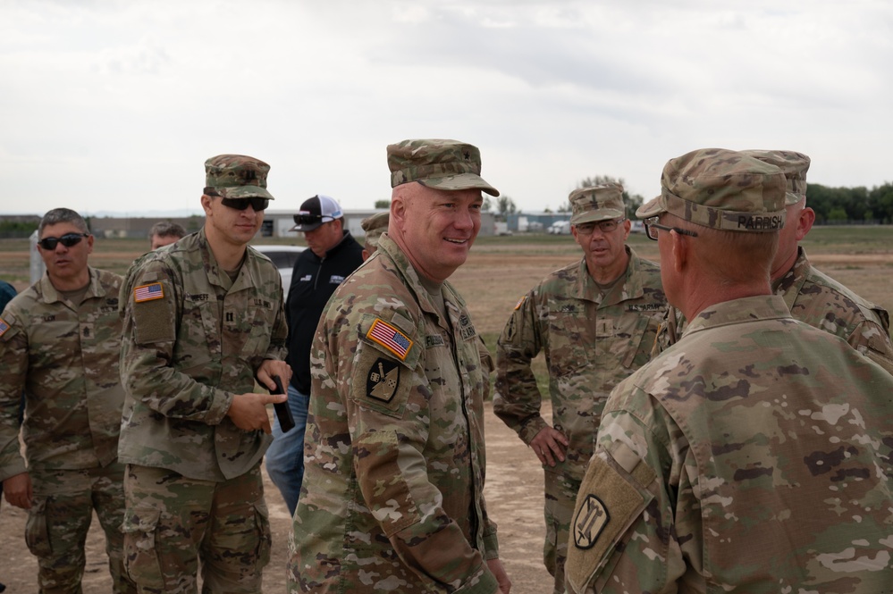 Utah National Guard’s Leadership visit Engineers in Vernal