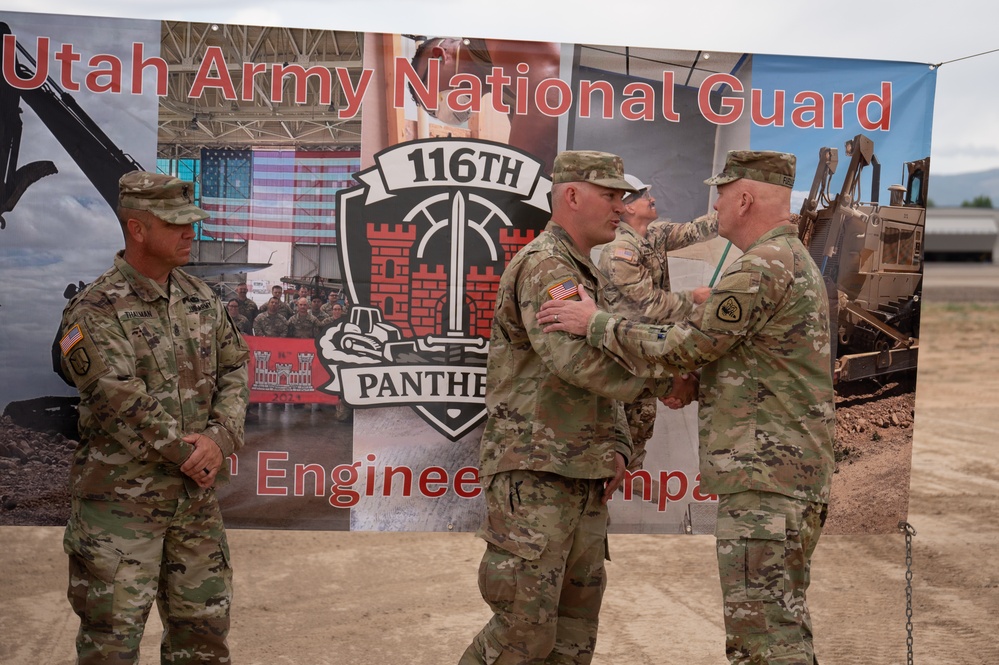 Utah National Guard’s Leadership visit Engineers in Vernal