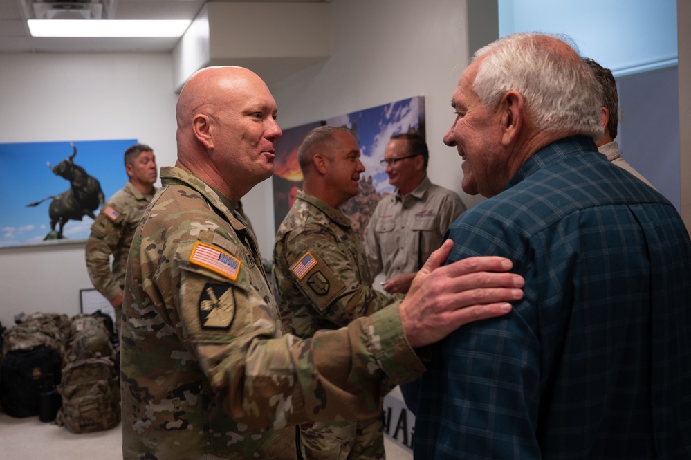 Utah National Guard’s Leadership visit Engineers in Vernal