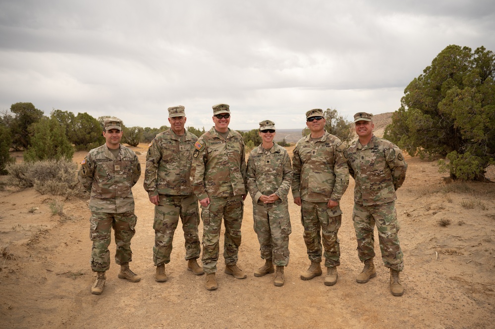 Utah National Guard’s Leadership visit Engineers in Vernal