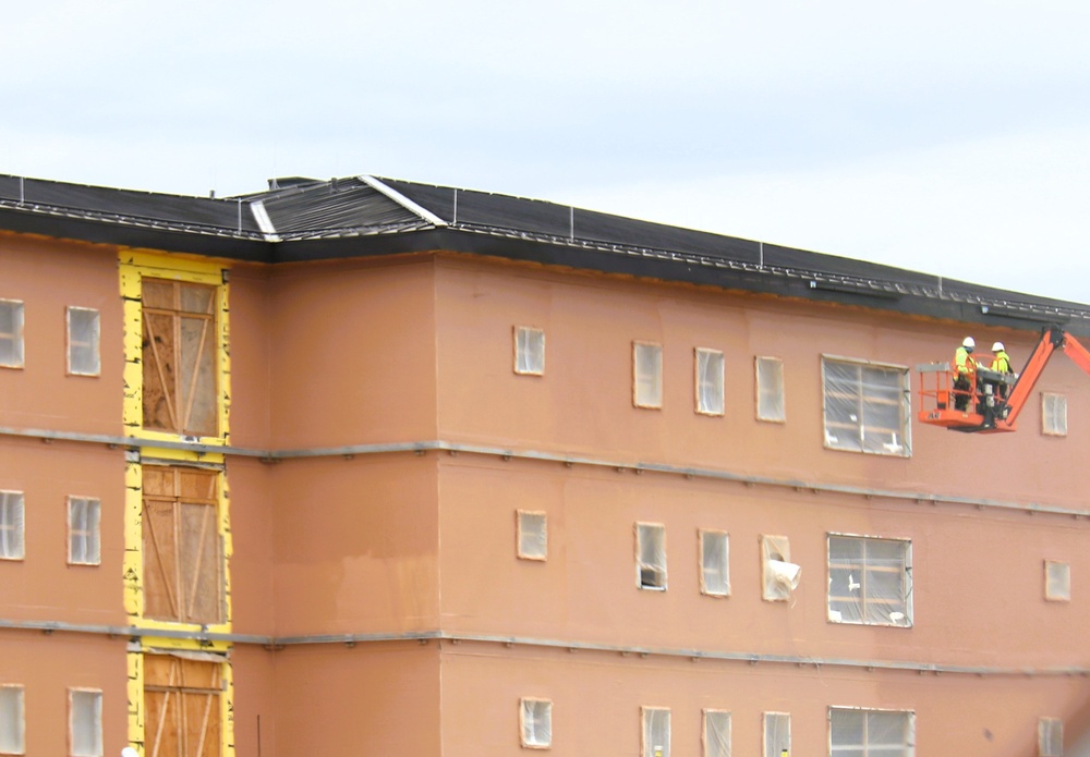 Fort McCoy's East Barracks Project approaches 50 percent complete as progress builds in June 2025