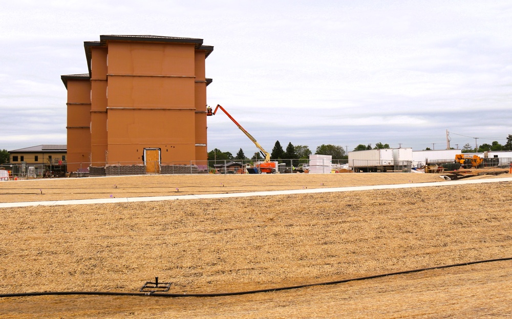 Fort McCoy's East Barracks Project approaches 50 percent complete as progress builds in June 2025