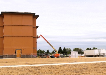 Fort McCoy's East Barracks Project approaches 50 percent complete as progress builds in June 2025