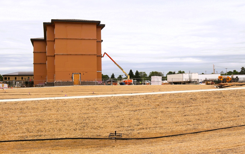 Fort McCoy's East Barracks Project approaches 50 percent complete as progress builds in June 2025