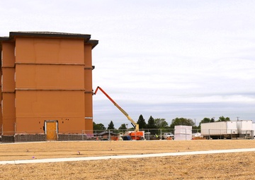 Fort McCoy's East Barracks Project approaches 50 percent complete as progress builds in June 2025