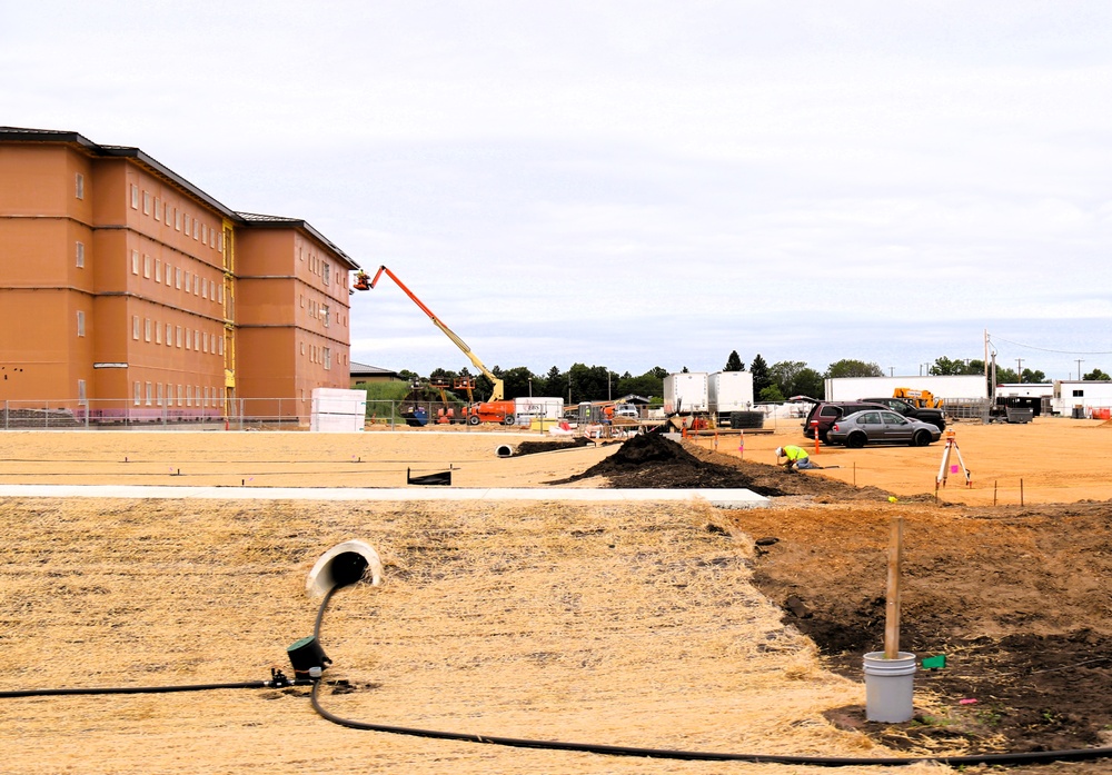 Fort McCoy's East Barracks Project approaches 50 percent complete as progress builds in June 2025
