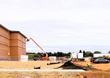 Fort McCoy's East Barracks Project approaches 50 percent complete as progress builds in June 2025