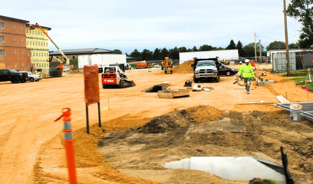 Fort McCoy's East Barracks Project approaches 50 percent complete as progress builds in June 2025