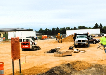 Fort McCoy's East Barracks Project approaches 50 percent complete as progress builds in June 2025