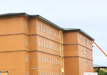 Fort McCoy's East Barracks Project approaches 50 percent complete as progress builds in June 2025