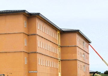 Fort McCoy's East Barracks Project approaches 50 percent complete as progress builds in June 2025