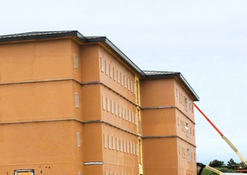 Fort McCoy's East Barracks Project approaches 50 percent complete as progress builds in June 2025