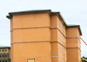 Fort McCoy's East Barracks Project approaches 50 percent complete as progress builds in June 2025