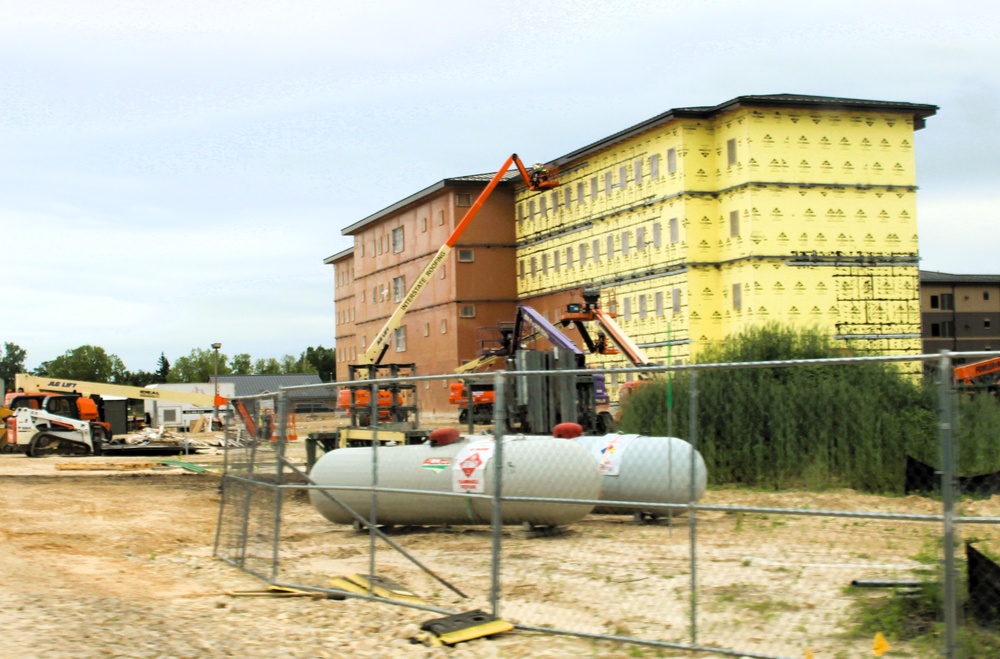 Fort McCoy's East Barracks Project approaches 50 percent complete as progress builds in June 2025