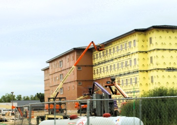 Fort McCoy's East Barracks Project approaches 50 percent complete as progress builds in June 2025