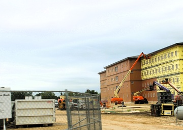 Fort McCoy's East Barracks Project approaches 50 percent complete as progress builds in June 2025