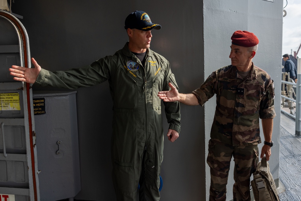 NATO Allied Leaders Visit the USS Mount Whitney During BALTOPS 25