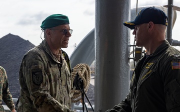 NATO Allied Leaders Visit the USS Mount Whitney During BALTOPS 25
