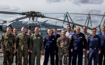 NATO Allied Leaders Visit the USS Mount Whitney During BALTOPS 25