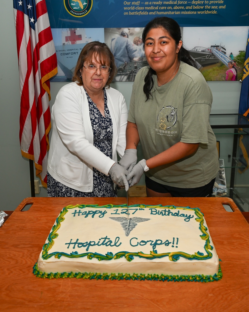 Hospital Corpsman celebrate the 127th Birthday of the Hospital Corps at Naval Hospital Jacksonville