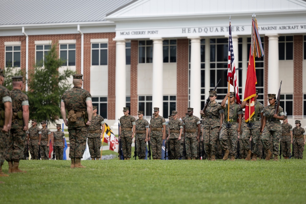 2nd Marine Aircraft Wing relief and appointment ceremony