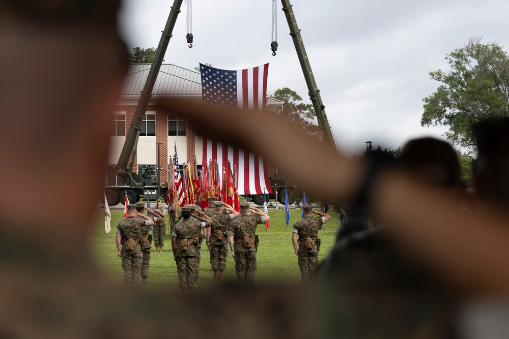 2nd Marine Aircraft Wing relief and appointment ceremony