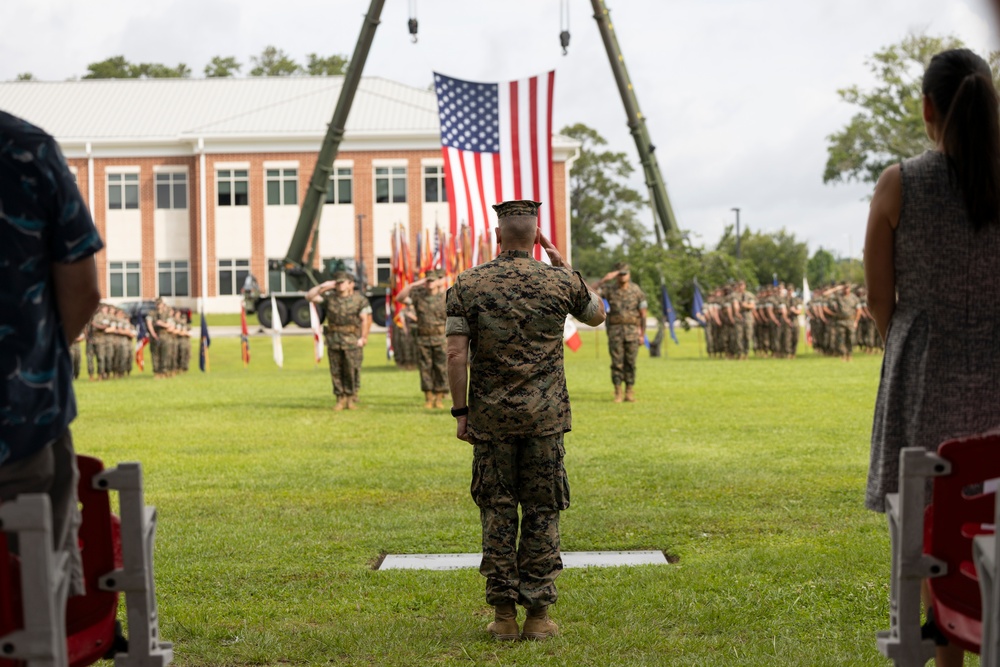 2nd Marine Aircraft Wing relief and appointment ceremony