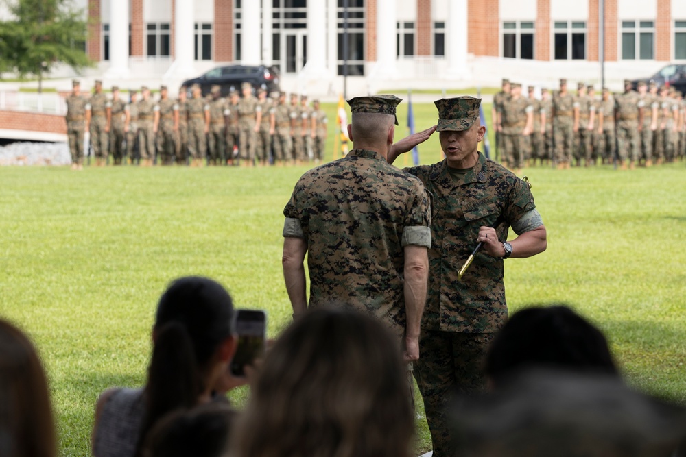 2nd Marine Aircraft Wing relief and appointment ceremony