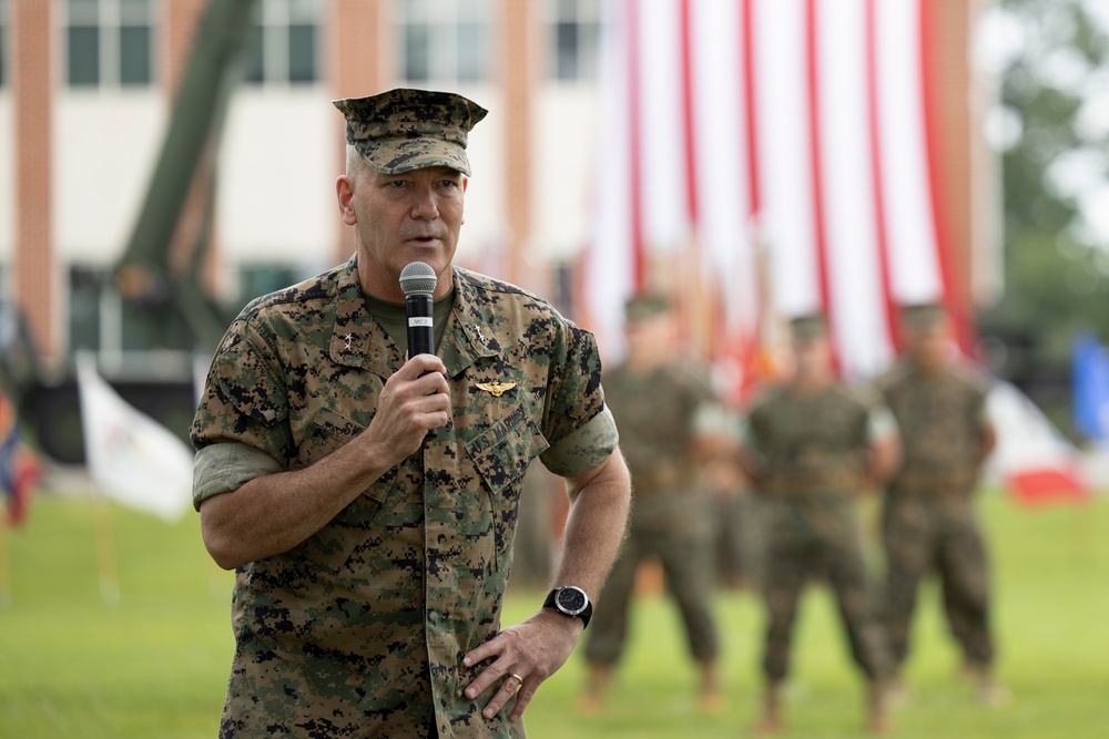 2nd Marine Aircraft Wing relief and appointment ceremony