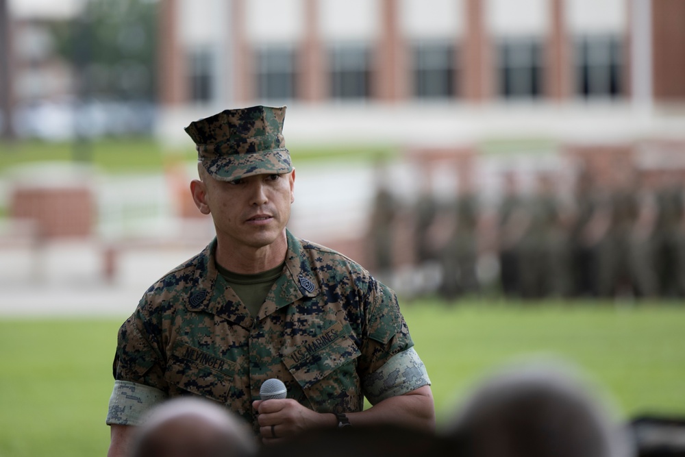 2nd Marine Aircraft Wing relief and appointment ceremony