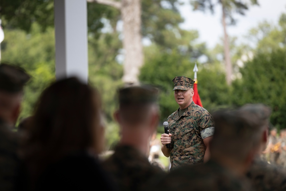 2nd Marine Aircraft Wing relief and appointment ceremony