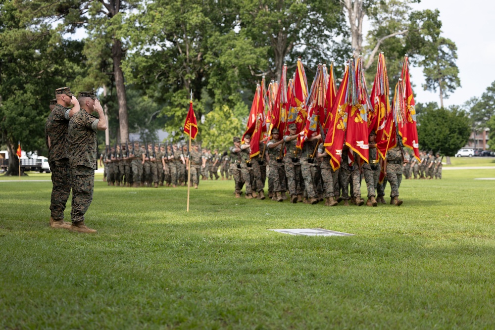 2nd Marine Aircraft Wing relief and appointment ceremony