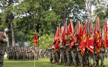 2nd Marine Aircraft Wing relief and appointment ceremony