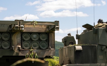 41st FAB conducts unloading and loading procedures during Saber Guardian 25