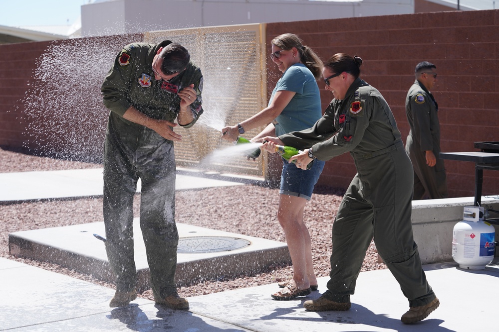 432nd Wing commander completes fini-flight