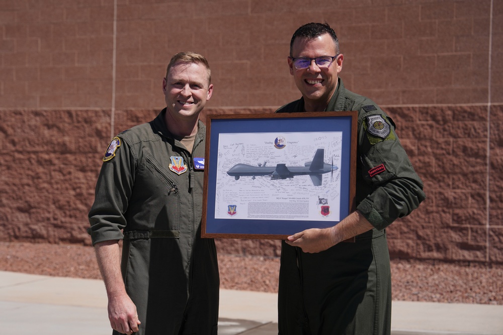 432nd Wing commander completes fini-flight