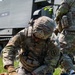 41st FAB Soldiers conduct medical operations during a simulated mass casualty attack during Saber Guardian 25