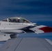 McConnell KC-46 refuels Thunderbirds