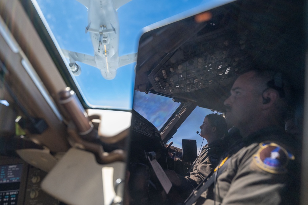 KC-46 practice refueling KC-46