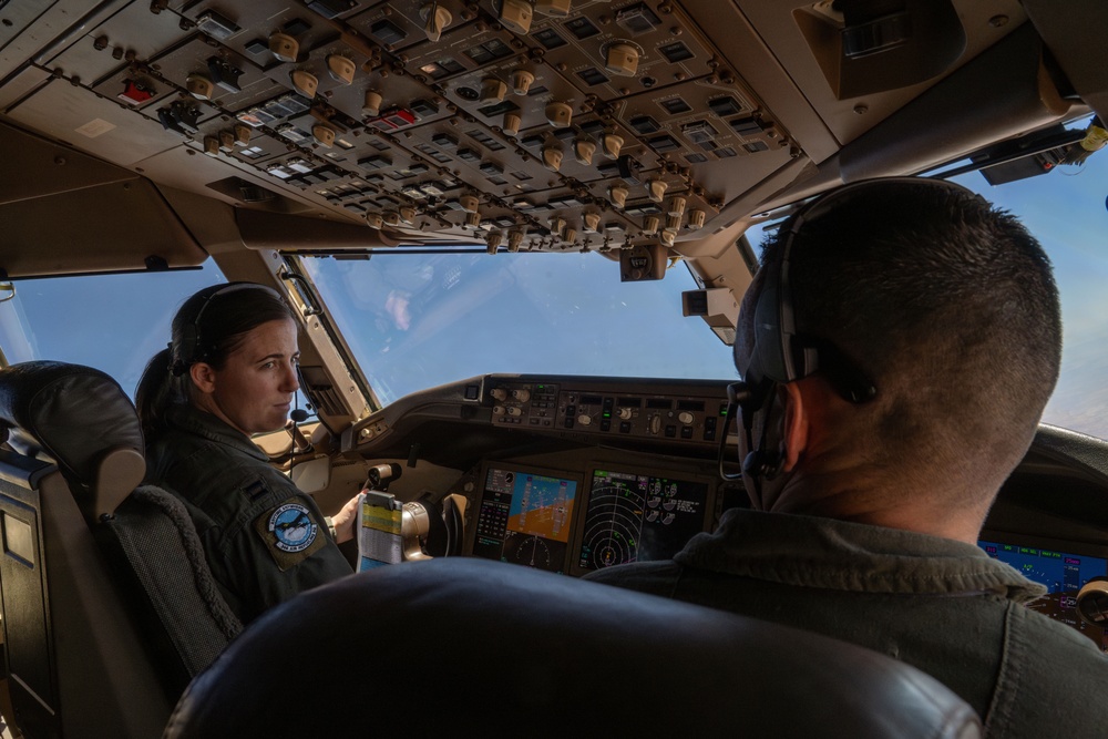 KC-46 practice refueling KC-46