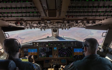 KC-46 practice refueling KC-46